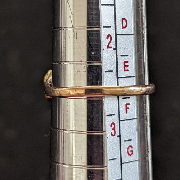 Solid Gold Nugget Ring - Picture 4 of 4